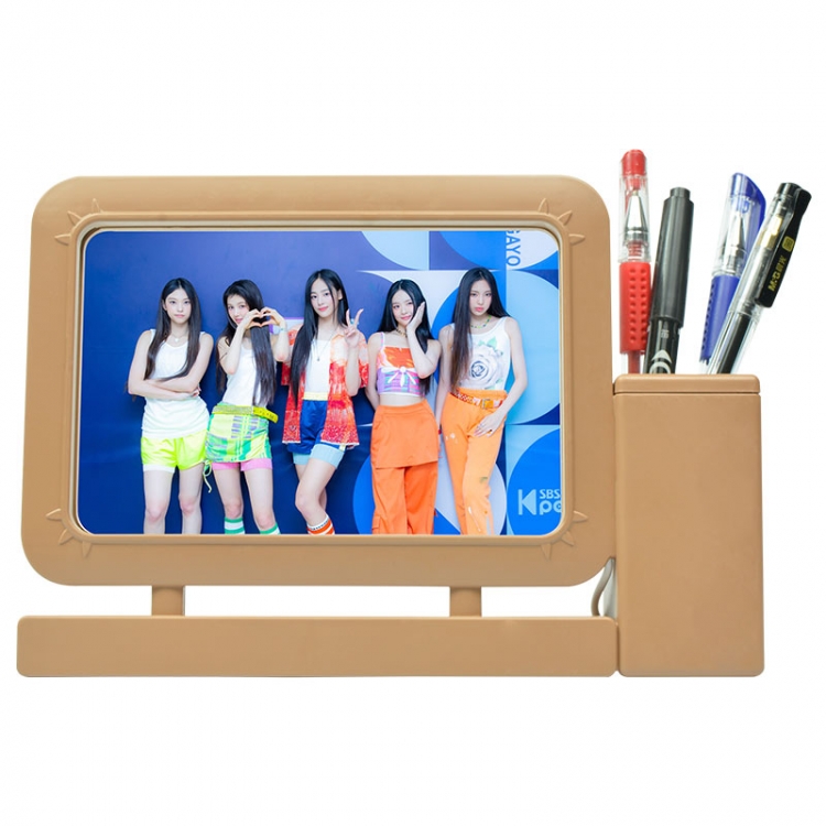 newjeans Star Acrylic Penholder Night Light Mobile Phone Holder 3mm Lamp