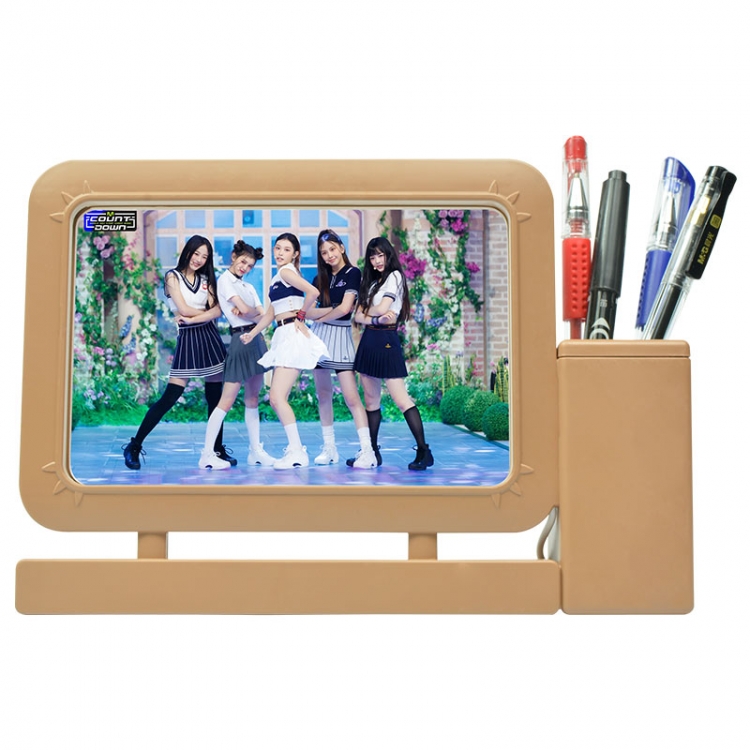 newjeans Star Acrylic Penholder Night Light Mobile Phone Holder 3mm Lamp