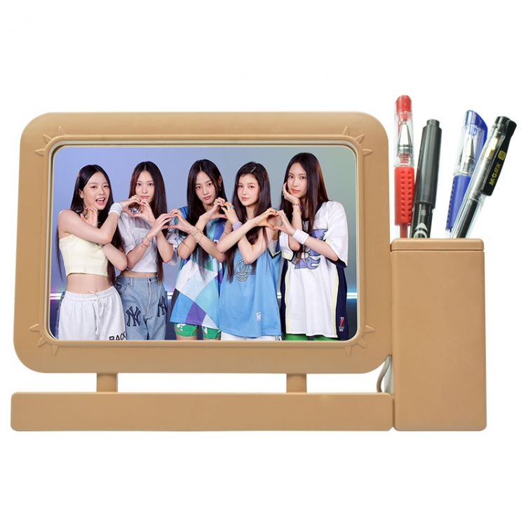 newjeans Star Acrylic Penholder Night Light Mobile Phone Holder 3mm Lamp