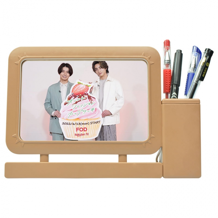 Cup cake Star Acrylic Penholder Night Lamp 3mm Film