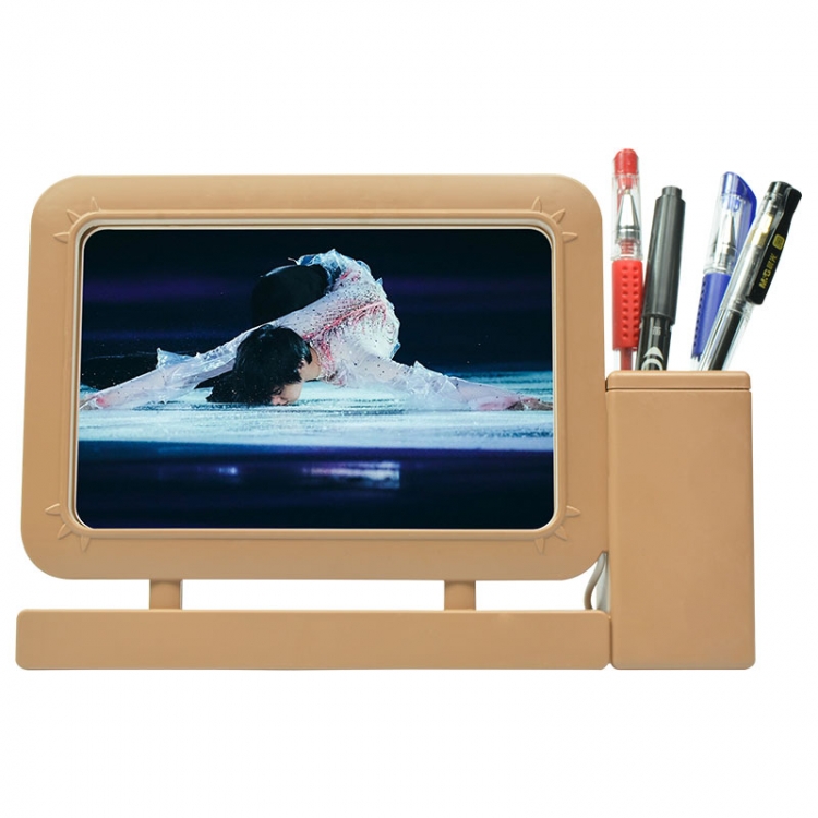 Hanyu-Yuzuru Anime Acrylic Penholder Night Lamp 3mm Film