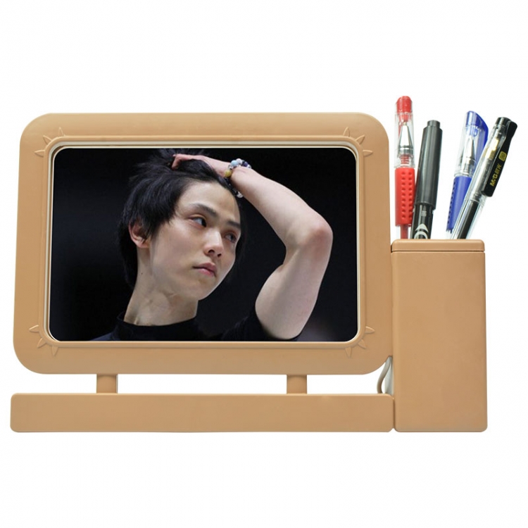 Hanyu-Yuzuru Anime Acrylic Penholder Night Lamp 3mm Film