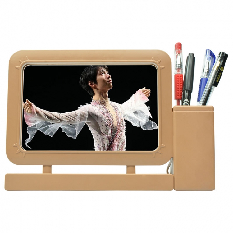 Hanyu-Yuzuru Anime Acrylic Penholder Night Lamp 3mm Film