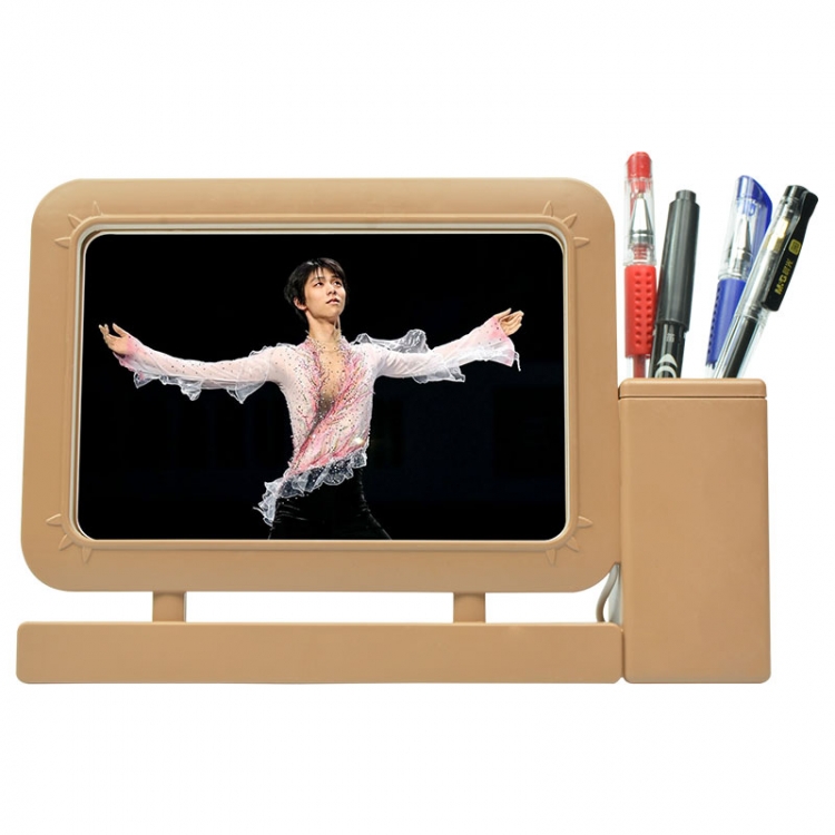 Hanyu-Yuzuru Anime Acrylic Penholder Night Lamp 3mm Film