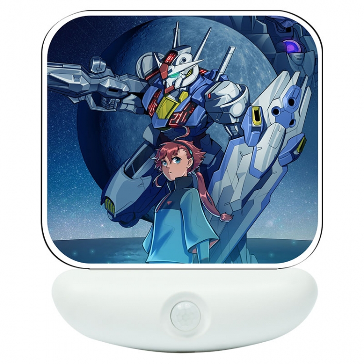 Gundam Cartoon charging induction night light box package 12X8cm