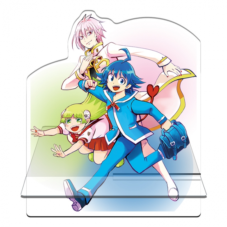 The students in the room are possessed Anime Acrylic special-shaped Mobile phone holder Standing Plates 11x13cm