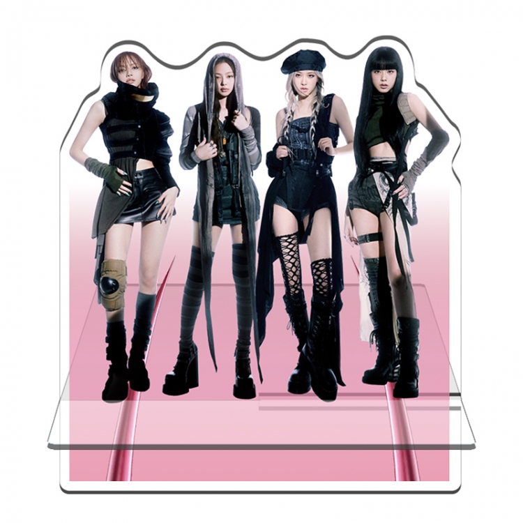 BLACKPINK Acrylic special-shaped Mobile phone holder Standing Plates 11x13cm