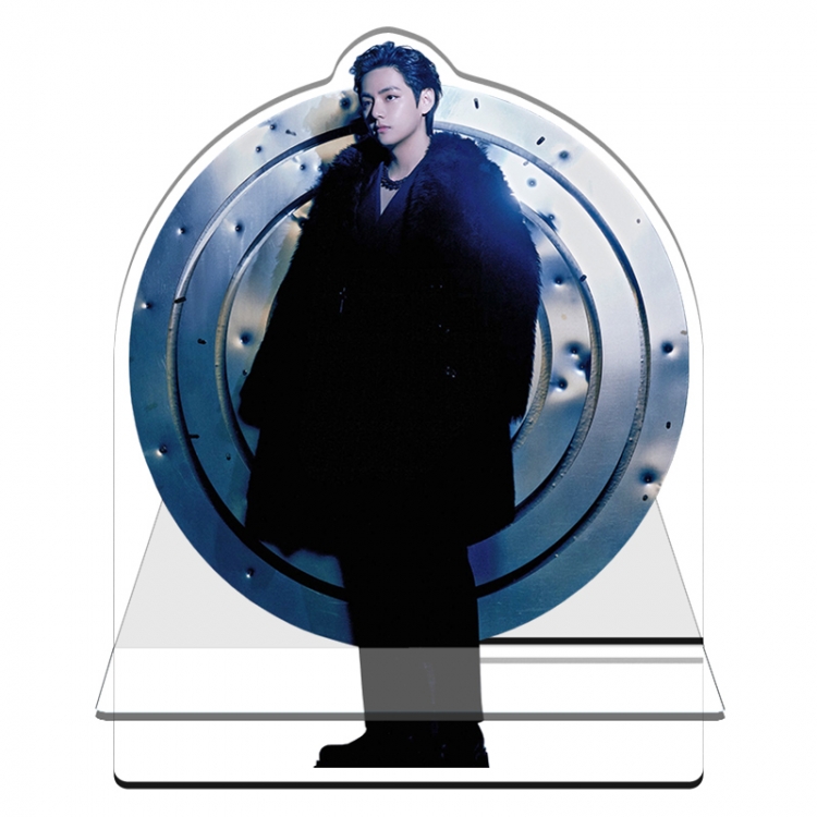 BTS Acrylic special-shaped Mobile phone holder Standing Plates 11x13cm