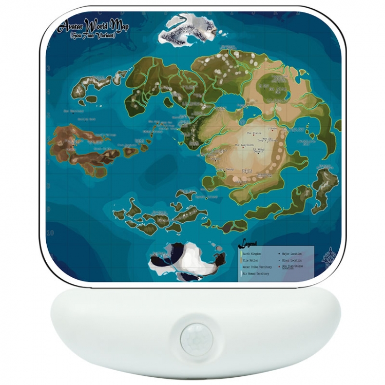 Avatar Cartoon charging induction night light box package 12X8cm