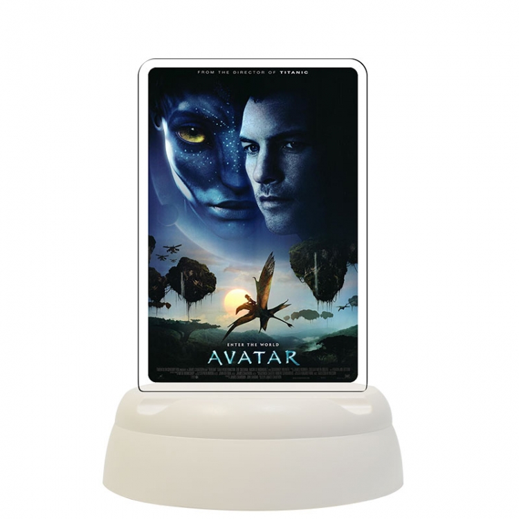 Avatar Acrylic 3D night light Bluetooth speaker 124x124x193mm