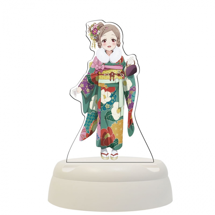 Encouragement of Climb Anime Acrylic 3D night light Bluetooth speaker 124x124x193mm