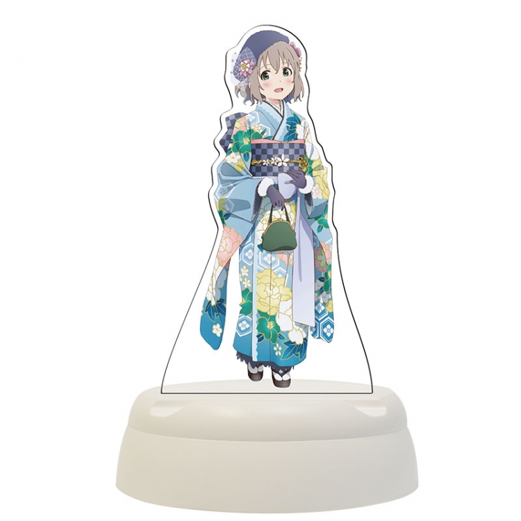 Encouragement of Climb Anime Acrylic 3D night light Bluetooth speaker 124x124x193mm