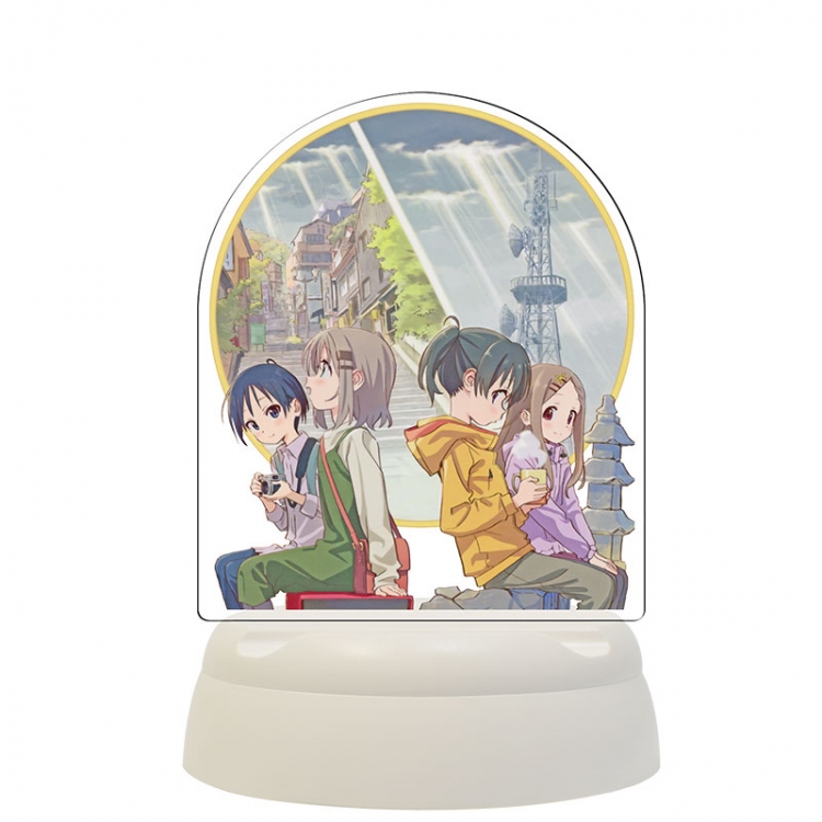 Encouragement of Climb Anime Acrylic 3D night light Bluetooth speaker 124x124x193mm