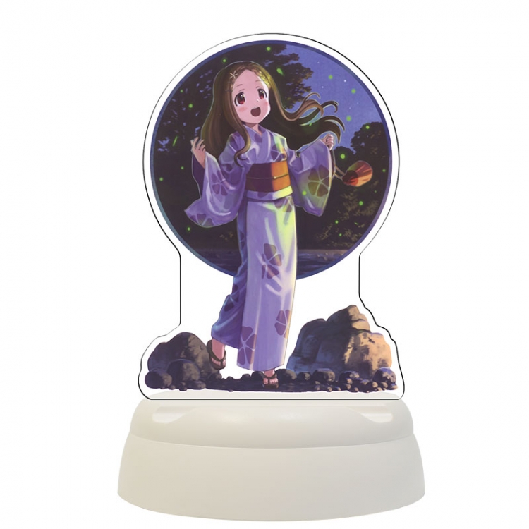 Encouragement of Climb Anime Acrylic 3D night light Bluetooth speaker 124x124x193mm