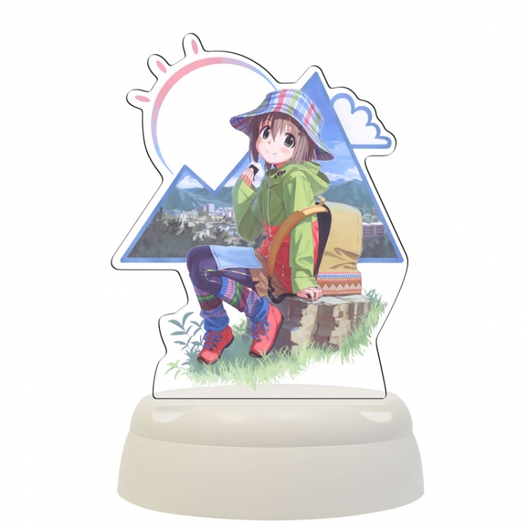 Encouragement of Climb Anime Acrylic 3D night light Bluetooth speaker 124x124x193mm