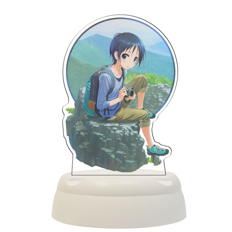 Encouragement of Climb Anime Acrylic 3D night light Bluetooth speaker 124x124x193mm