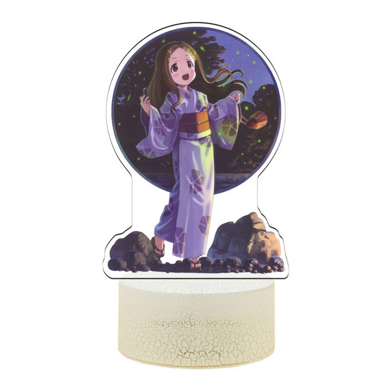 Encouragement of Climb Acrylic Night Light 16 Color-changing USB Interface Box Set 19X7X4CM white base