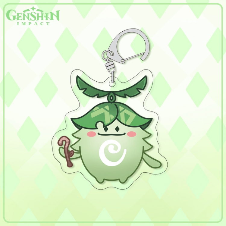 Genshin Impact acrylic pendant bag charm keychain price for 5 pcs