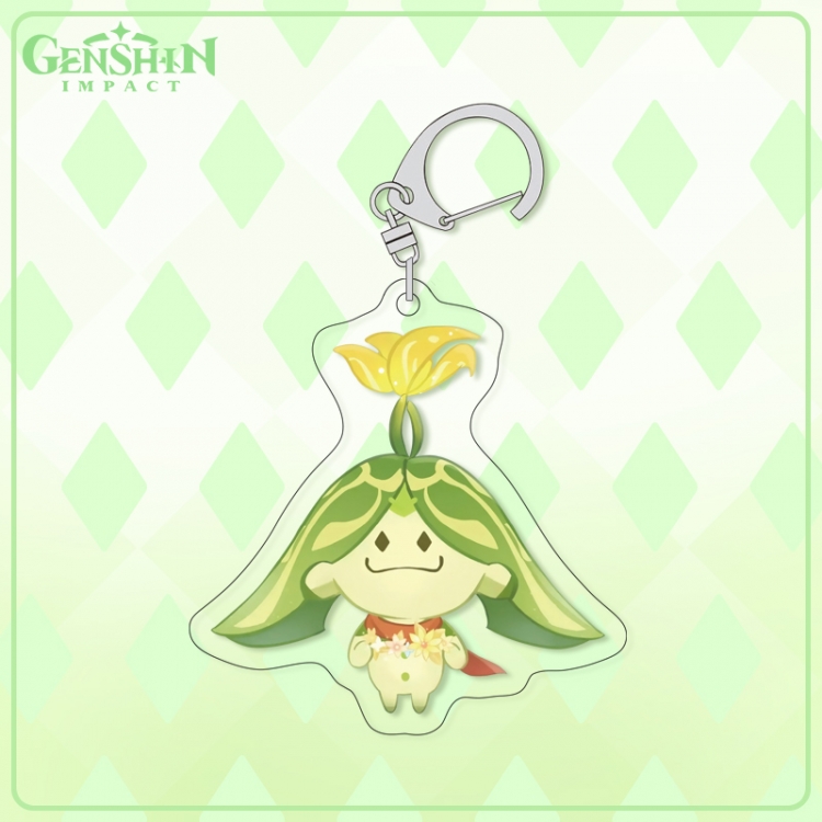 Genshin Impact acrylic pendant bag charm keychain price for 5 pcs