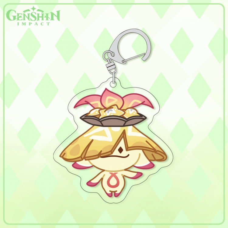 Genshin Impact acrylic pendant bag charm keychain price for 5 pcs