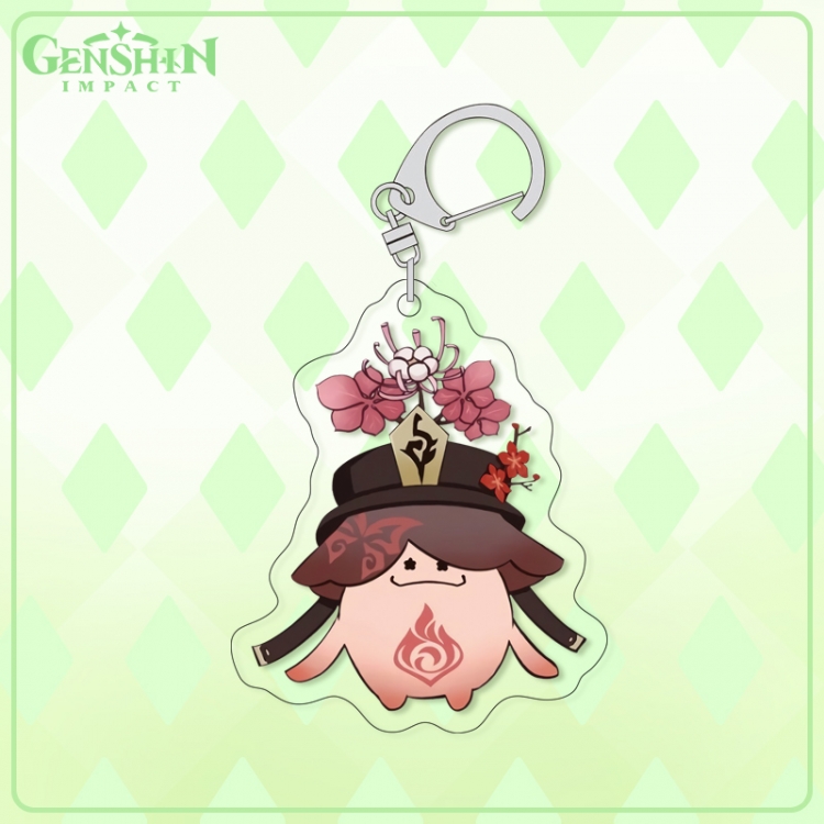 Genshin Impact acrylic pendant bag charm keychain price for 5 pcs