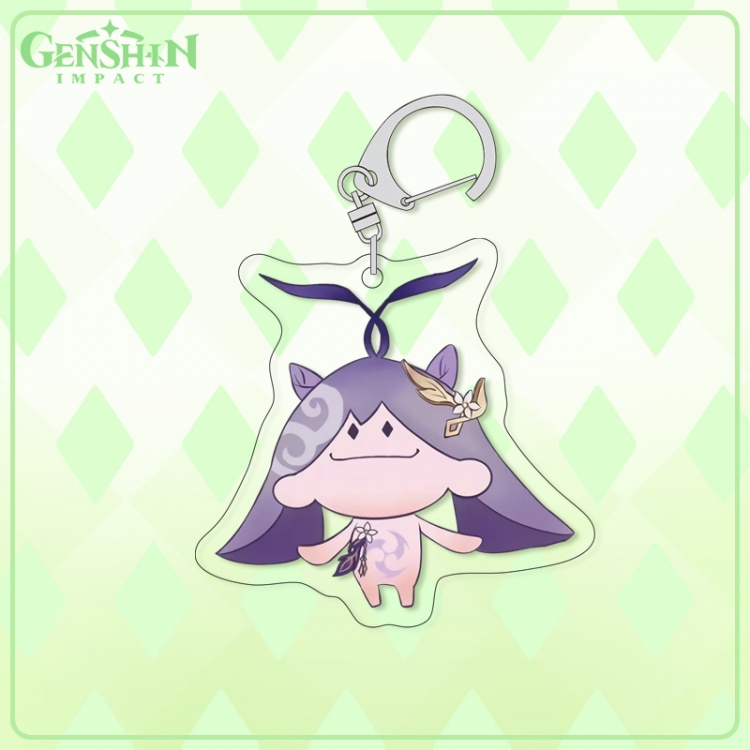 Genshin Impact acrylic pendant bag charm keychain price for 5 pcs