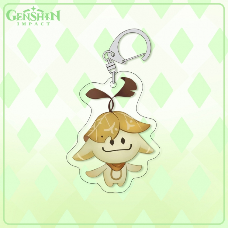 Genshin Impact acrylic pendant bag charm keychain price for 5 pcs