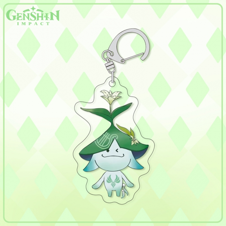 Genshin Impact acrylic pendant bag charm keychain price for 5 pcs