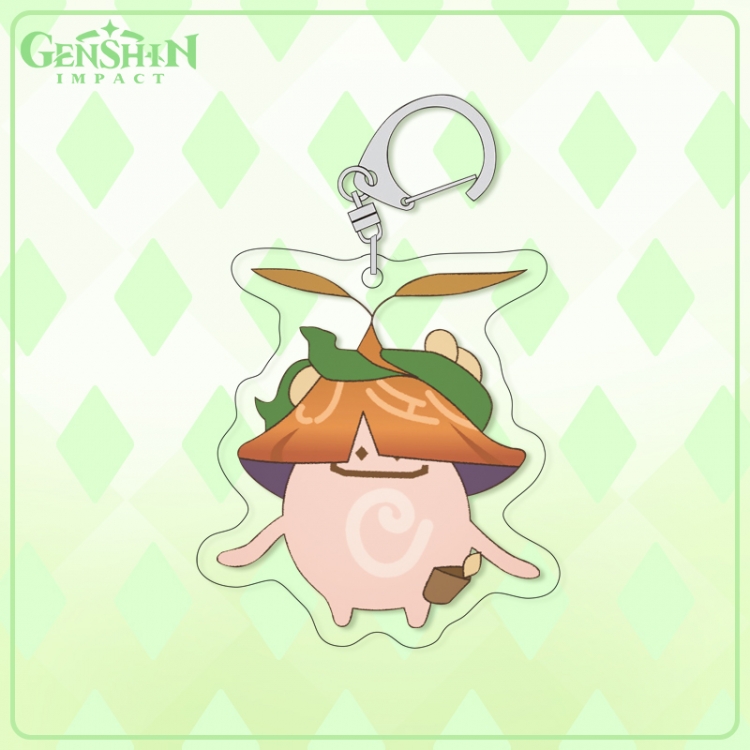 Genshin Impact acrylic pendant bag charm keychain price for 5 pcs