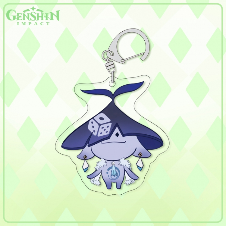 Genshin Impact acrylic pendant bag charm keychain price for 5 pcs
