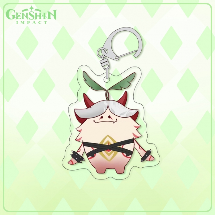 Genshin Impact acrylic pendant bag charm keychain price for 5 pcs