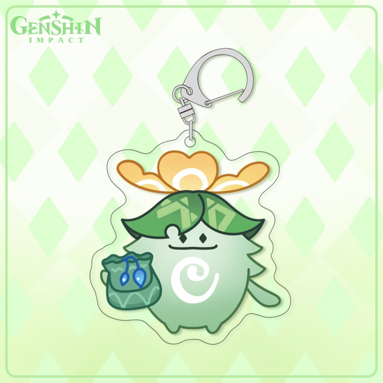Genshin Impact acrylic pendant bag charm keychain price for 5 pcs