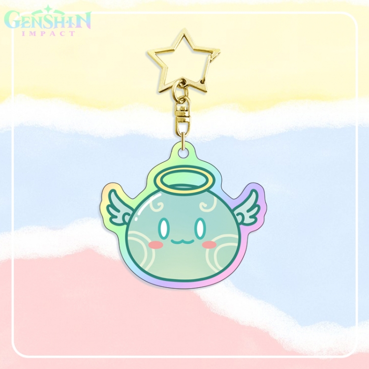 Genshin Impact acrylic pendant bag charm keychain price for 5 pcs