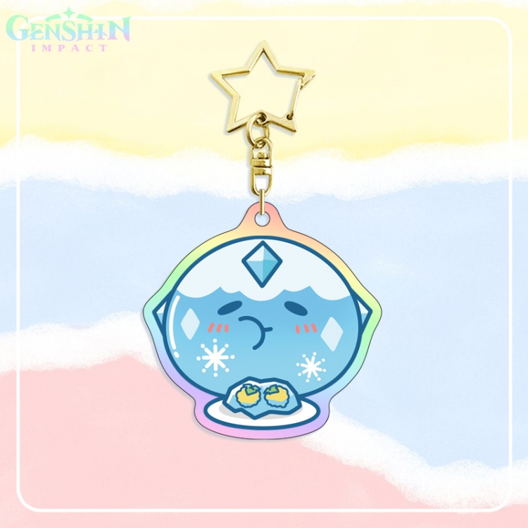Genshin Impact acrylic pendant bag charm keychain price for 5 pcs