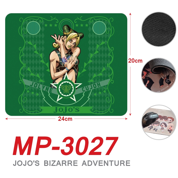 JoJos Bizarre Adventure Anime Full Color Printing Mouse Pad Unlocked 20X24cm price for 5 pcs  MP-3027A