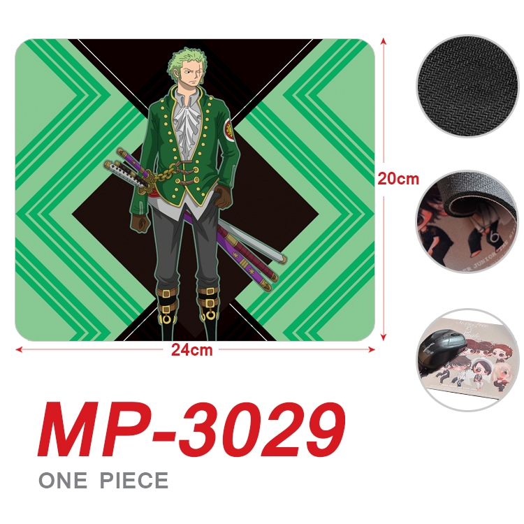 One Piece Anime Full Color Printing Mouse Pad Unlocked 20X24cm price for 5 pcs  MP-3029A