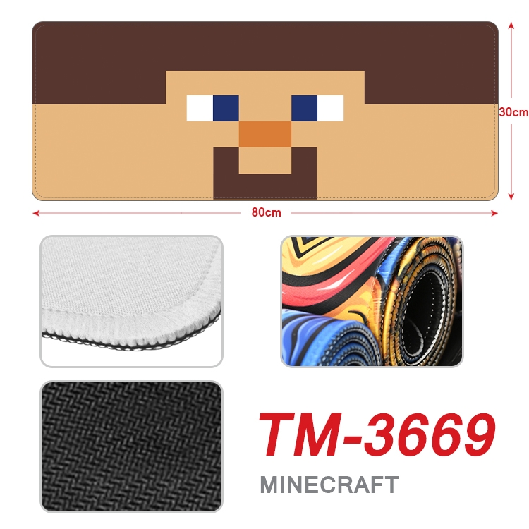 Minecraft Anime peripheral new lock edge mouse pad 30X80cm TM-3669A