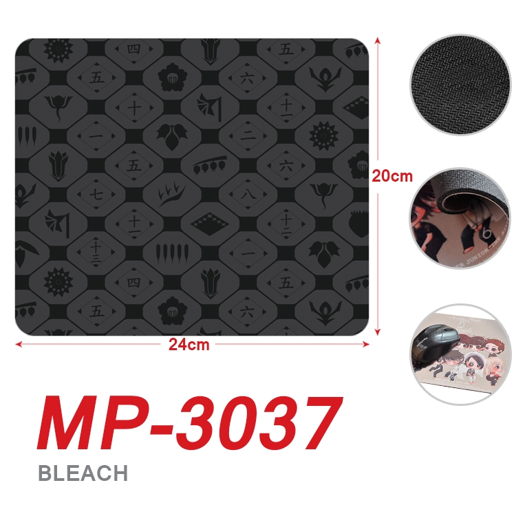 Bleach Anime Full Color Printing Mouse Pad Unlocked 20X24cm price for 5 pcs  MP-3037A