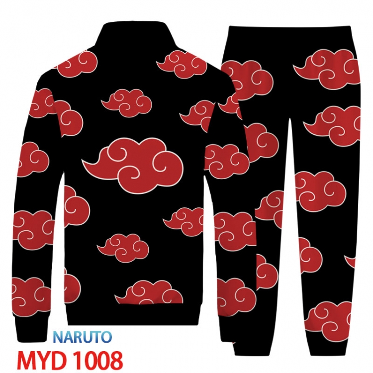 Naruto Anime peripheral long sleeved sweater sports suit from XS to 4XL MYD-1008