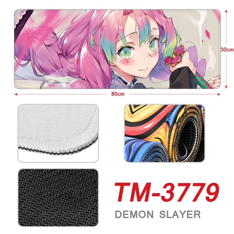 Demon Slayer Kimets Anime peripheral new lock edge mouse pad 80X30cm TM-3779A
