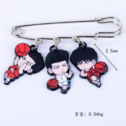 Slam Dunk Anime metal brooch b...