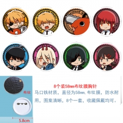 Chainsaw man Anime round Badge...