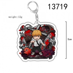 Chainsaw man Anime Acrylic Key...