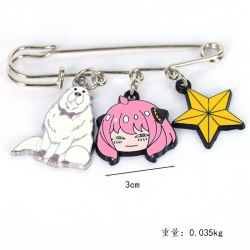 SPY×FAMILY Anime metal brooch ...