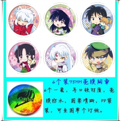 Inuyasha Anime round Badge Bri...