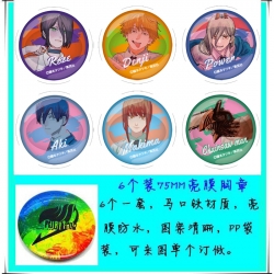 Chainsaw man Anime round Badge...