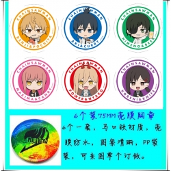Chainsaw man Anime round Badge...