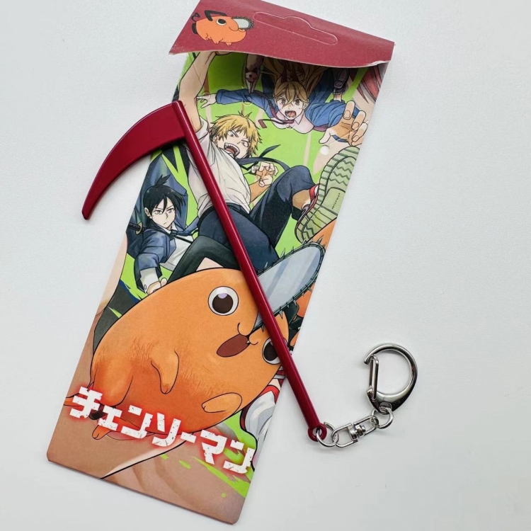 Chainsaw man Animation metal key chain pendant price for 5 pcs