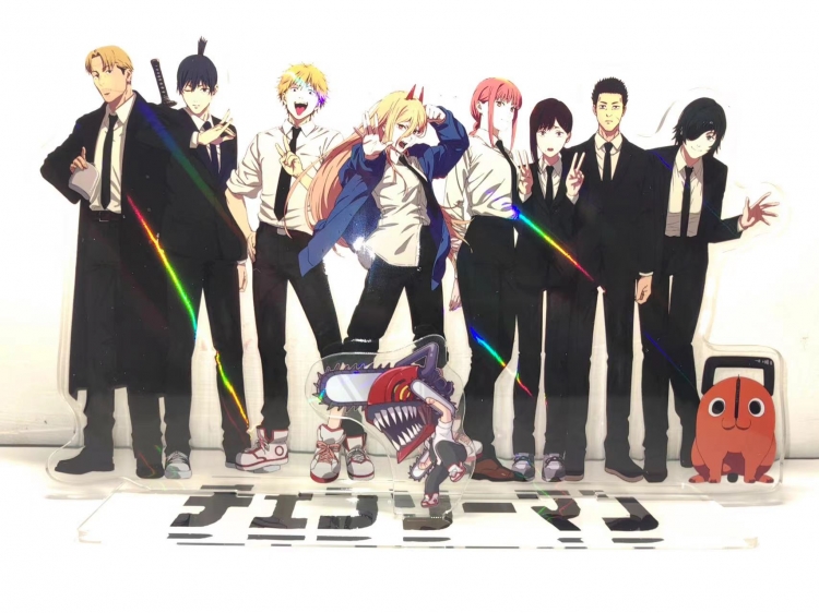 Chainsaw man new pattern Acrylic Humanoid  keychain Standing Plates  250x152mm