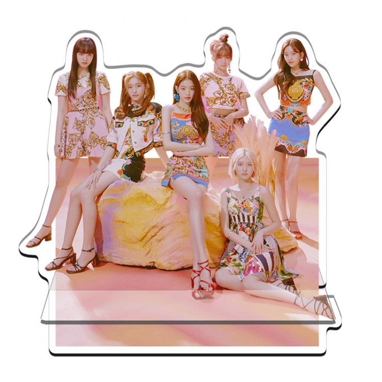 Ive Acrylic special-shaped Mobile phone holder Standing Plates 11x13cm